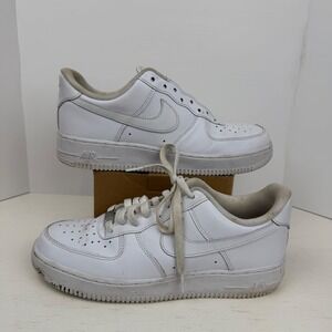 Nike Air Force 1 Low 07 White White Womens Size 10 315115-112 Sneaker
